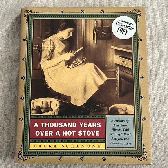 Autographed Copy of “A Thousand Years Over a Hot Stove” Hardcover Book - Picture 1 of 8